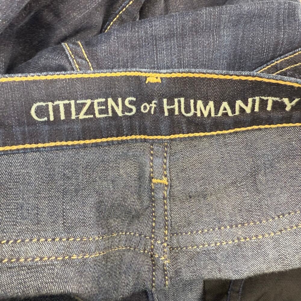 Citizens of Humanity Jeans Women's 28 (6) Dark Blue Straight Leg Classic Preppy - Picture 7 of 16
